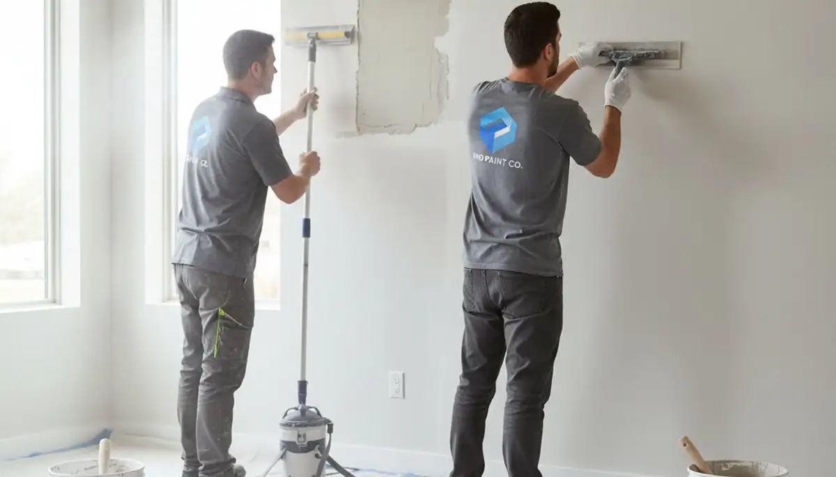 Professional drywall repair and wall restoration by expert painters in Naperville, IL homes