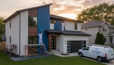 Professional house painting service in Naperville, IL for interior and exterior home painting