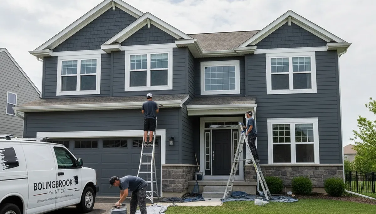 House painters in Naperville, IL providing professional interior and exterior painting services