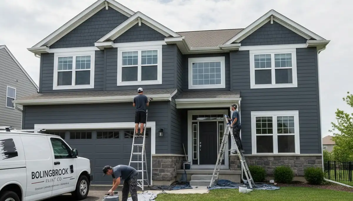 House painters in Naperville, IL providing professional interior and exterior painting services
