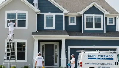House painting services in Naperville, IL by professional painters for residential homes