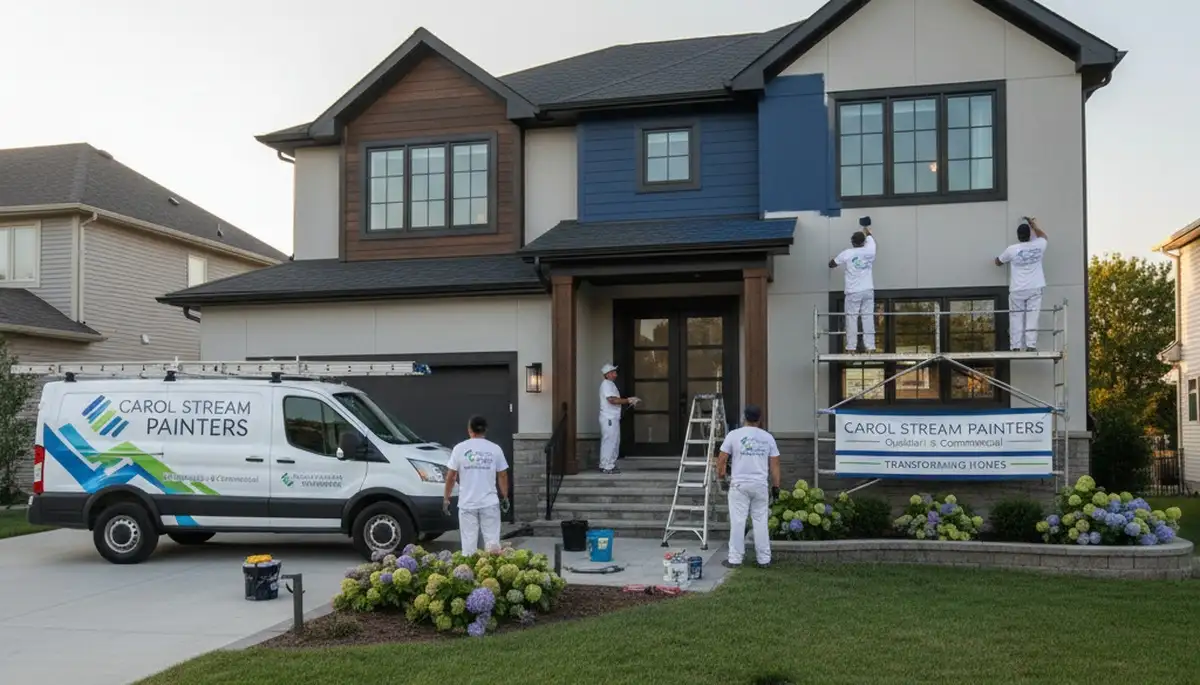 Professional house painting service in Naperville, IL for interior and exterior homes