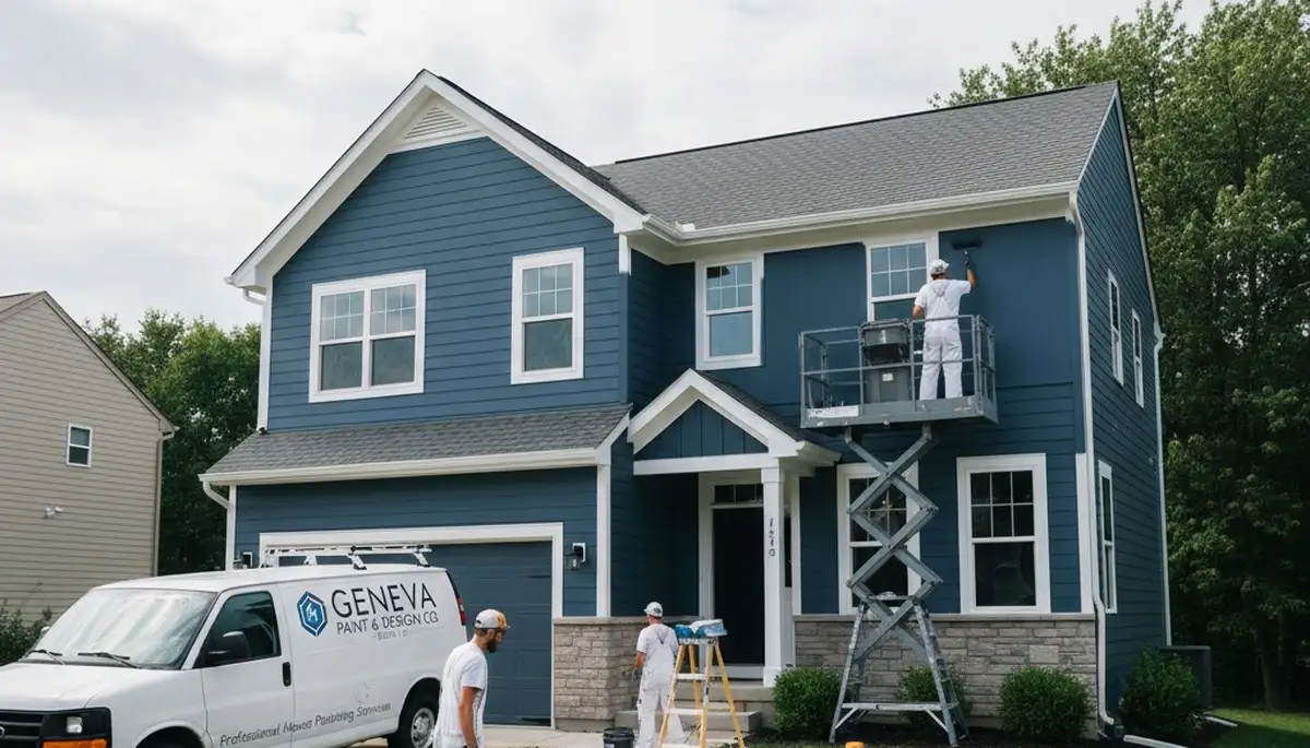 House painting service in Naperville, IL by paintersnapervilleil.com for residential exteriors and interiors