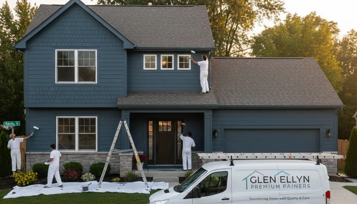 House painting services in Naperville, IL by professional painters for residential homes