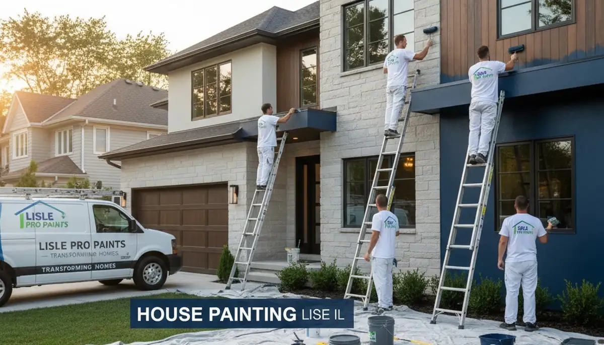 Professional house painters in Naperville IL providing expert exterior and interior painting services