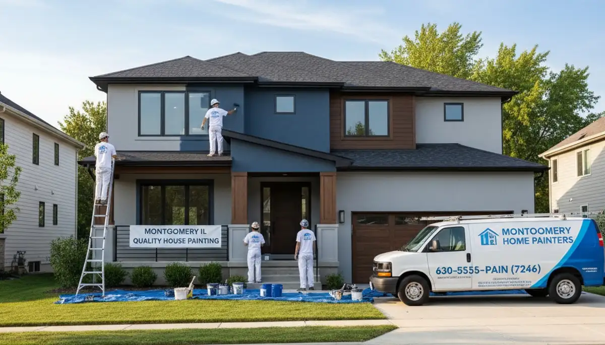 House painters in Naperville, IL providing professional interior and exterior painting services