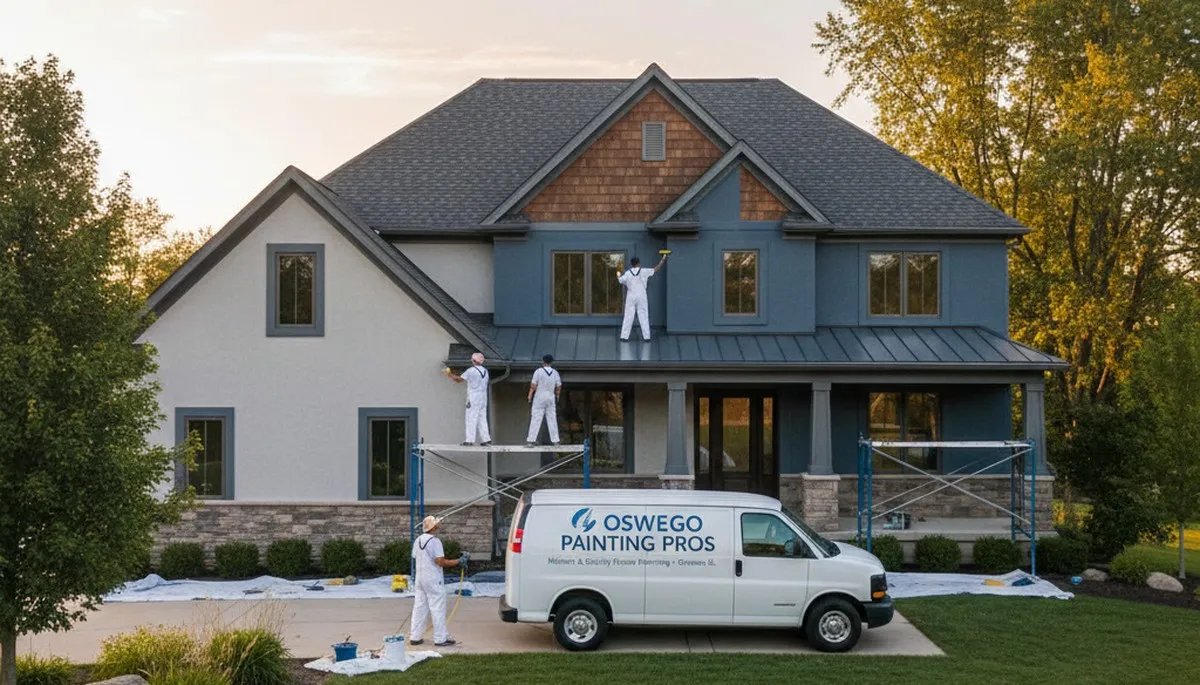 Professional house painting service in Naperville, IL for interior and exterior homes