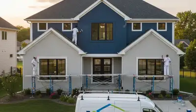 Professional house painting services in Naperville, IL for residential exteriors and interiors