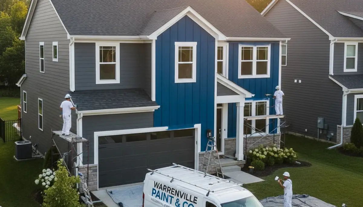 Professional house painting service in Naperville, IL for interior and exterior homes