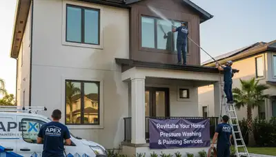 Professional pressure cleaning and house washing in Naperville, IL removing dirt, mold, and grime
